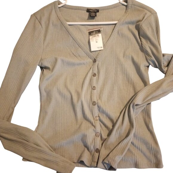 Two long sleeve tunic tops - Picture 3 of 3